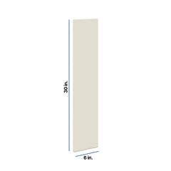 Modernform Cabinet Slim Dove White 6" W X 30" H Wall Filler
