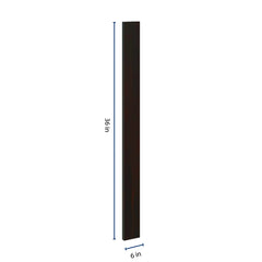 J&K Espresso K8 Wall Filler 6" W x 36" H