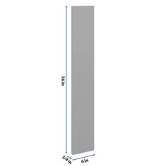 J&K Castle Grey S5 Wall Filler 6" W x 36" H