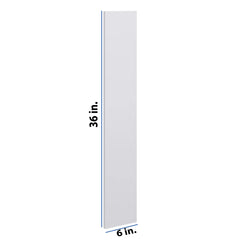 Modernform Cabinet Matte White 6" W X 36" H Wall Filler