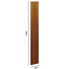 J&K Mocha Glazed K10 Wall Filler 6" W x 42" H