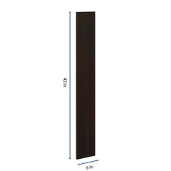 J&K Espresso K8 Wall Filler 6" W x 42" H