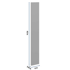 J&K Castle Grey S5 Wall Filler 6" W x 42" H