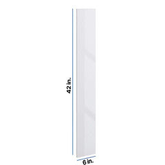 Modernform Cabinet Gloss White 6" W X 42" H Wall Filler