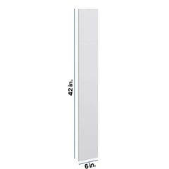 Modernform Cabinet Matte White 6" W X 42" H Wall Filler