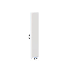 Modernform Cabinet White Shaker 6" W X 42" H Wall Filler