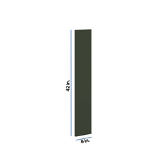 Modernform Cabinet Slim Sage Green 6" W X 42" H Wall Filler