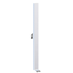 Modernform Cabinet Matte White 6" W X 96" H Tall Filler