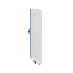 Modernform Cabinet White Shaker 12" W X 30" H Wall Decorative Panel