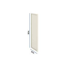 Modernform Cabinet Slim Dove White 12" W X 30" H Wall Decorative Panel