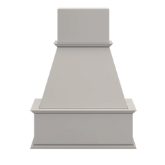 CNC Luxor Misty Grey 30" W Traditional Wood Hood