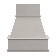 CNC Luxor Misty Grey 36" W Traditional Wood Hood