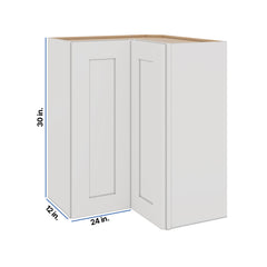 Modernform Cabinet White Shaker 24" W X 30" H X 12" D Wall Easy Reach Cabinet