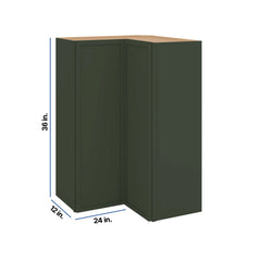 Modernform Cabinet Slim Sage Green 24" W X 36" H X 12" D Wall Easy Reach Cabinet