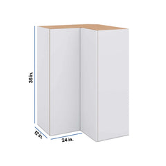 Modernform Cabinet Matte White 24" W X 36" H X 12" D Wall Easy Reach Cabinet