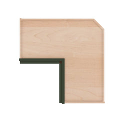 Modernform Cabinet Slim Sage Green 24" W X 36" H X 12" D Wall Easy Reach Cabinet