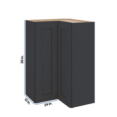 Modernform Cabinet Onyx Black Shaker 24" W X 36" H X 12" D Wall Easy Reach Cabinet