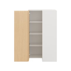 Modernform Cabinet Natural Oak 24" W X 42" H X 12" D Wall Easy Reach Cabinet
