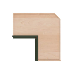 Modernform Cabinet Slim Sage Green 24" W X 42" H X 12" D Wall Easy Reach Cabinet