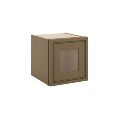 J&K Hazel H8 Wall Glass Cabinet - 12" W x 12" H (No Glass Insert)