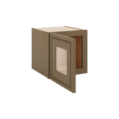 J&K Hazel H8 Wall Glass Cabinet - 12" W x 12" H (No Glass Insert)