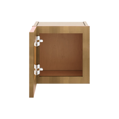 J&K Butterscotch B8 Wall Glass Cabinet - 12" W x 12" H (No Glass Insert)