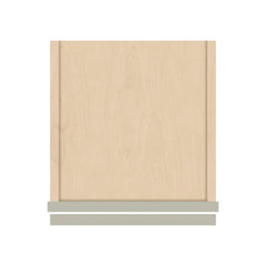 J&K Pebble B6 Wall Glass Cabinet - 12" W x 12" H (No Glass Insert)