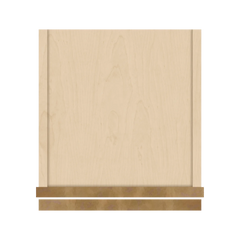 J&K Butterscotch B8 Wall Glass Cabinet - 12" W x 12" H (No Glass Insert)