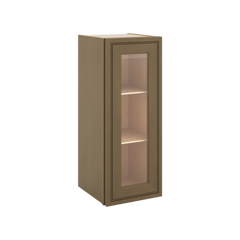J&K Hazel H8 Wall Glass Cabinet - 12" W x 30" H (No Glass Insert)