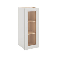 J&K Pure B5 Wall Glass Cabinet - 12" W x 30" H (No Glass Insert)