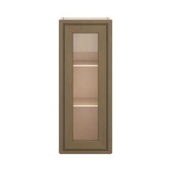 J&K Hazel H8 Wall Glass Cabinet - 12" W x 30" H (No Glass Insert)
