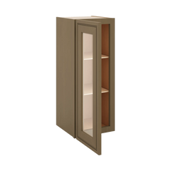 J&K Hazel H8 Wall Glass Cabinet - 12" W x 30" H (No Glass Insert)