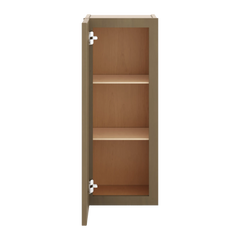 J&K Hazel H8 Wall Glass Cabinet - 12" W x 30" H (No Glass Insert)