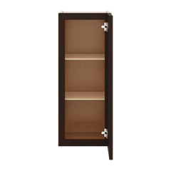 J&K Java Coffee S1 Wall Glass Cabinet - 12" W x 30" H (No Glass Insert)