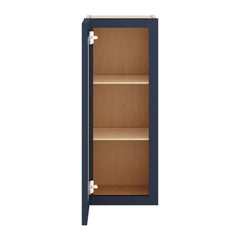 J&K Naval B7 Wall Glass Cabinet - 12" W x 30" H (No Glass Insert)