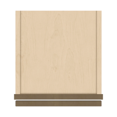 J&K Hazel H8 Wall Glass Cabinet - 12" W x 30" H (No Glass Insert)