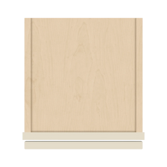 J&K Pearl Glazed H9 Wall Glass Cabinet - 12" W x 30" H (No Glass Insert)