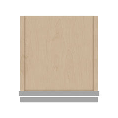 J&K Castle Grey S5 Wall Glass Cabinet - 12" W x 30" H (No Glass Insert)