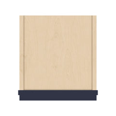 J&K Naval B7 Wall Glass Cabinet - 12" W x 30" H (No Glass Insert)