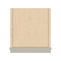 J&K Pebble B6 Wall Glass Cabinet - 12" W x 30" H (No Glass Insert)