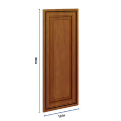 J&K Mocha Glazed K10 Dummy Insert Door Panel 12" W x 30" H