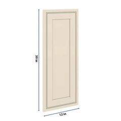 J&K Pearl Glazed H9 Dummy Insert Door Panel 12" W x 30" H