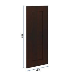 J&K Java Coffee S1 Dummy Insert Door Panel 12" W x 30" H