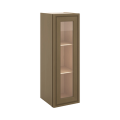 J&K Hazel H8 Wall Glass Cabinet - 12" W x 36" H (No Glass Insert)