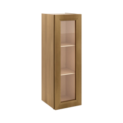 J&K Butterscotch B8 Wall Glass Cabinet - 12" W x 36" H (No Glass Insert)