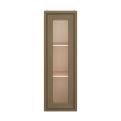 J&K Hazel H8 Wall Glass Cabinet - 12" W x 36" H (No Glass Insert)