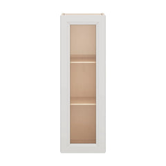 J&K Pure B5 Wall Glass Cabinet - 12" W x 36" H (No Glass Insert)