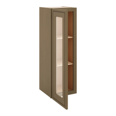 J&K Hazel H8 Wall Glass Cabinet - 12" W x 36" H (No Glass Insert)
