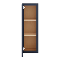 J&K Naval B7 Wall Glass Cabinet - 12" W x 36" H (No Glass Insert)
