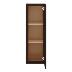 J&K Java Coffee S1 Wall Glass Cabinet - 12" W x 36" H (No Glass Insert)
